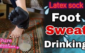 Latex Foot Sweat Drinking