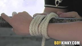 ”Justin Tiempo has his shaft throbbing & licking precum from his masters c”