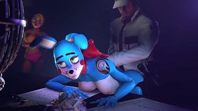 FNAF 3D Porn Compilation: Scary Furry Busty Creatures Crave For Your Dick
