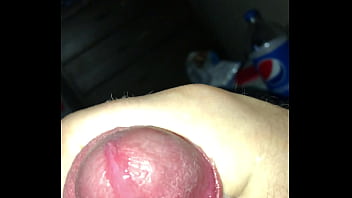 Solo cumshot with cock ring