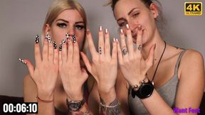 Comparing Our Hands - 4K MP4