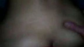 Horny teen rubs my weiner after stunning doggystyle sex