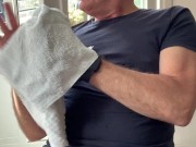 Wanking all weekend, I didn't even stop to shower. I was edging for few hours before this. Cumming