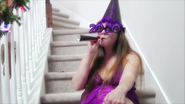 Happy New Year 2020! (Purple 2020 Hat, Glasses, Lingerie)