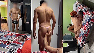 CASTING DE ROPA INTERIOR SE CONVIERTE EN CASTING PORNO ANAL GAY CON HETERO CURIOSO