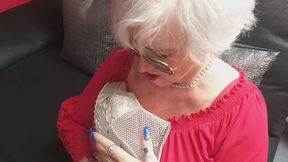 Granny Shows Her Labia with Relish