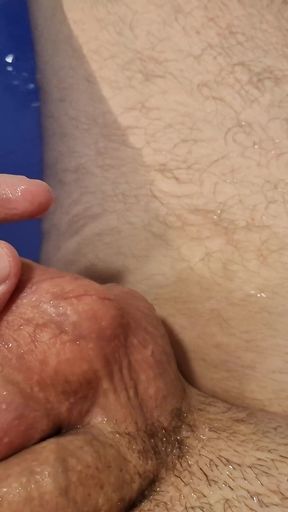 Playing with My Ballsack While Bathing