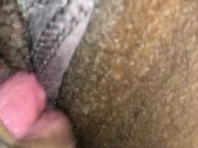 Panties to the side (Eatin Pussy)