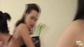 Four Lesbians Eating Each Other's Juicy Pussies