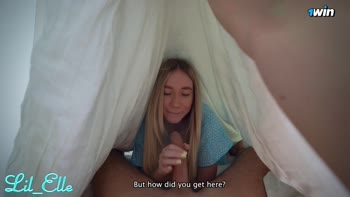 Lil Elle's Morning Delight: Sister's Friend Wakes Me Up Right