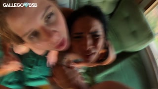 Duas putinhas rabudas numa troca de casal | PocahontasBr vs ClaHott