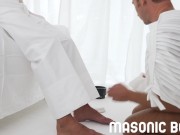 MasonicBoys - Two hot suited DILFs raw fuck and use Cameron Basinger
