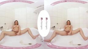 ”VRB TRANNY Naughty Bianka masturbating while bathing”