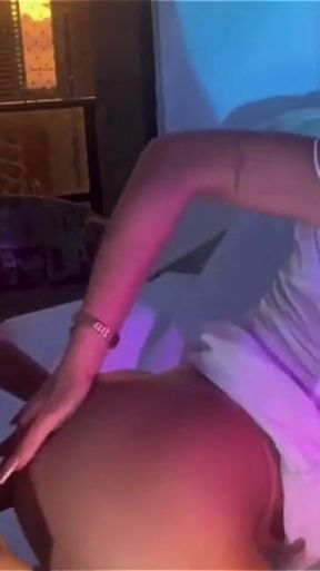 Sexy Latina TS Vanessa Rafaella with Big Dick Riding Huge Cock