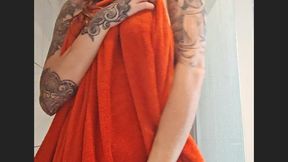 A quick shower and soap up together