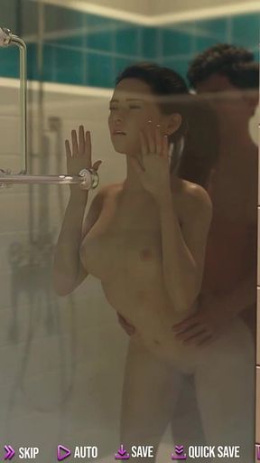 College Kings 133 - Steamy Shower Sex: Alex Takes Lauren Under the Water