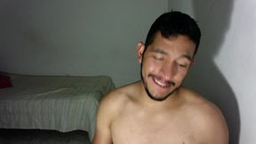 Latino Model, Noah Plays with His Dick