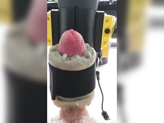 theHandy fleshlight masturbator handsfree edging jizz flow