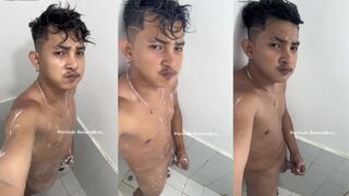 Watch BananaBros Official shower jerk off to pinoy pogi while taking it hard in the ass