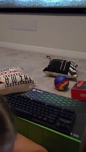 Sucking cock in the home theatre - Mama Foxx