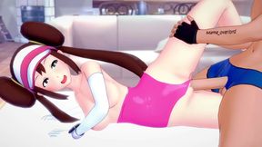 Rosa from Nanci Pokémon Trains Hard in Swimsuit for Intense Handjob & Masturbation Fun