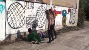 Kicking a Horny Guy in the Street