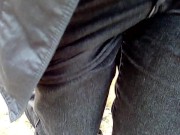 pee in the path between meadows