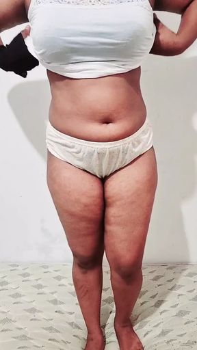Sri Lankan Girl Undressing and Dress Changing