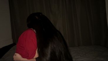 Tattooed Stepsister Scissors Me in Lesbian Love