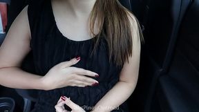 Sexy Teen Pinay Uses Dildo Inside Car In A Mall Parking Lot