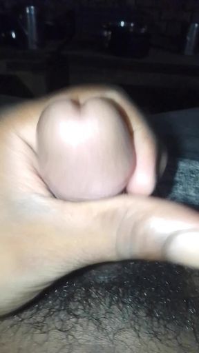 Hot Indian Guy Masturbating Hairy Cock