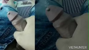 Cặc Việt bự đeo Khuy&ecirc_n sục cực d&acirc_m