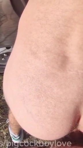 Must-see moment from "Young student's cruise on the highway, daddy fucks the handsome guy, public fuck"