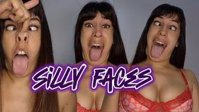 Alesia with Silly Faces and Face Fetish in Close-up (1080p HD)