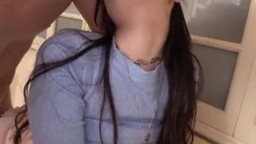 Japanese College Girl Gets Hot Doggystyle Gonzo Sex - Slim Body Big Tits Amateur Porn