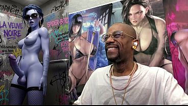 Dancing Petite Transgender Widowmaker Cock Teasing In This Dirty Cum Covered Bathroom Stall, AI Generated