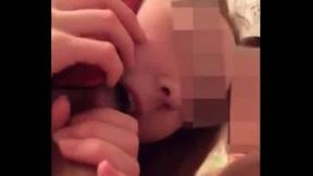 Cheating Russian Girl Sucks a Cock While Talking to Her Husband