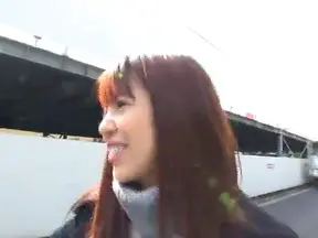 Sexy Rena Sasaki Strips Naked for Deep Doggy Style Fucking