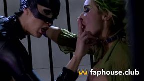 Joker Fucks Hot Cat-woman After She Helps Him Escape From Imprisonment - XXX Action!