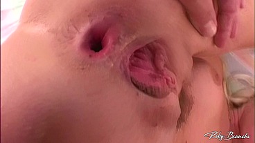 Fausto Moreno with his big cock opens his ass to the shemale and Asia Blondi