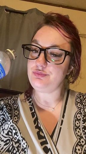 Chugging a Cola - Sexy Sequel with Close Ups! Lots of Sounds! Second Episode