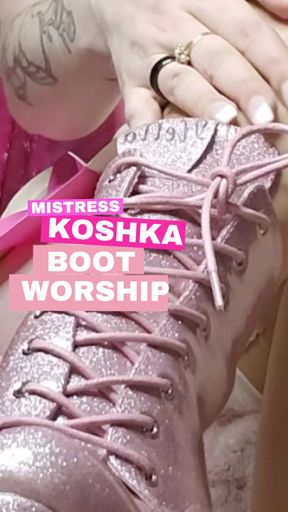 Pretty Pink Boot Worship