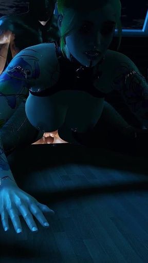 Sexy Robot Chick Is Thirsty for Anal Sex