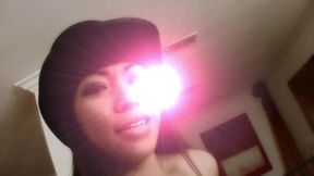Miley Villa sucks, masturbates and fucks big cock in interracial sex