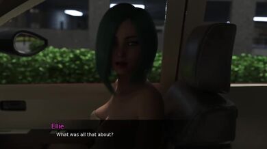 Slutty blonde throat fucked outdoors by big dick in 3D hentai lust theory