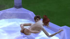 Mmmm Hot Tub Sex, Says Step sister