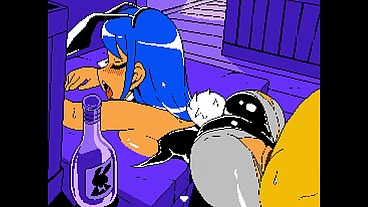 Hero turns into Sexy Bunny girl all scenes/Doggy style creampie + CG - Cum Goddess part 3