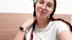 German cutie teaches JOI to sad small losers