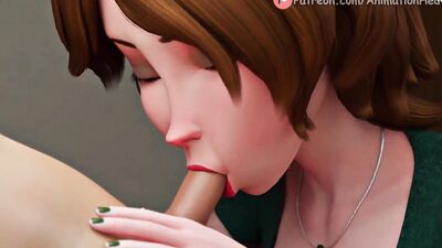 Cass, the anime babe, goes wild with a rough gangbang in 4K