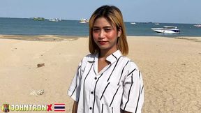 JohnTronX - POV fun with a cute amateur Asian girl that ended with a creampie